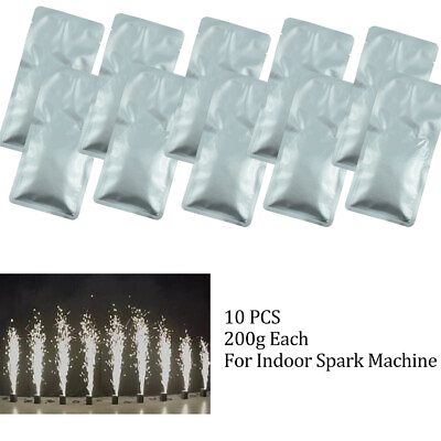 10Bag For Cold Spark Machine Indoor Safety Stage Effect Party Wedding Event Show #ad $129.00