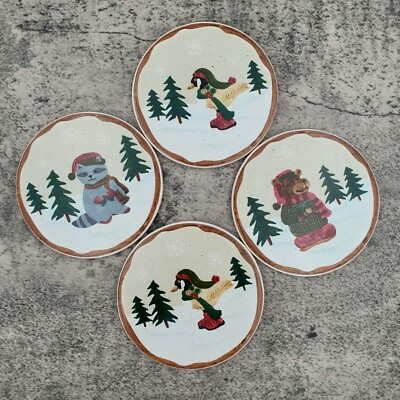 #ad Winter Holiday Party Coasters by Heartland St. Nicholas Square Ceramic Cork... $15.85