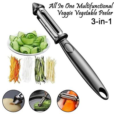 #ad Multifunctional Vegetable Peeler 3 in 1 Stainless Steel Peeler Kitchen U5U6 $3.78