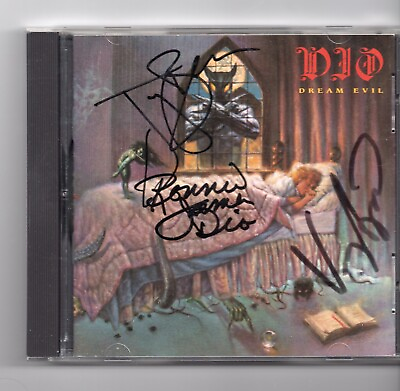 #ad RONNIE JAMES DIO in person fully signed autographed CD GUARANTEED AUTHENTIC $495.00