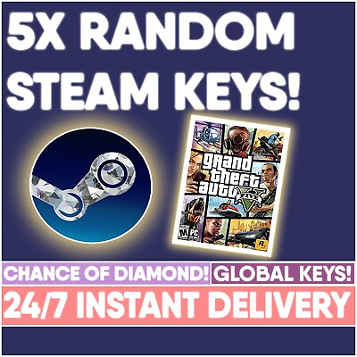 #ad x5 Steam Keys Premium Video Game FAST Delivery Region Free Key PC 🔑 $3.99