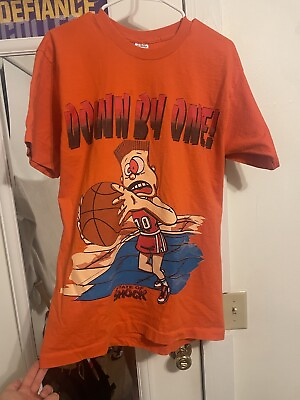 Vintage State of Shock “Down By One” Basketball T Shirt $20.00