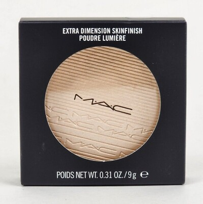 #ad NEW MAC Extra Dimension Skinfinish DOUBLE GLEAM Makeup Compact .31 oz Authentic $11.99