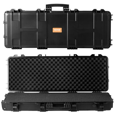 #ad VEVOR Rifle Case Rifle Hard Case 42 inch with 3 Layers Fully protective Foams C $42.99