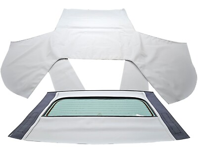 Fits: Chevrolet Camaro 94 02 Soft Top W Heated Glass Window White Vinyl $375.06