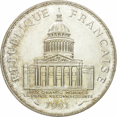 #ad #ad #493946 Coin France Panthéon 100 Francs 1991 Paris MS Silver KM:951.1 $258.70