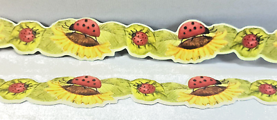 #ad Sunflowers amp; Ladybugs 12quot; Border Stickers RARE $2.59