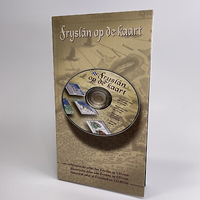 #ad 2000 Years Of Friesland Frisian Maps PC CD ROM 1998 Fryslan Op De Kaart EX NM $24.99