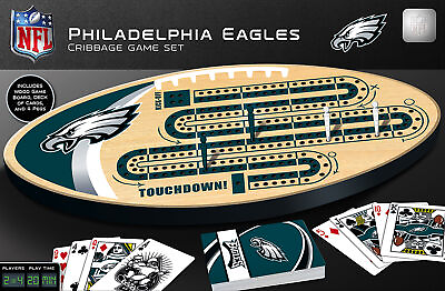 #ad MasterPieces Philadelphia Eagles NFL Cribbage Card Game $24.99