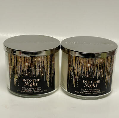 #ad x2 Bath amp; Body Works Into The Night 3 Wick Candles $43.88