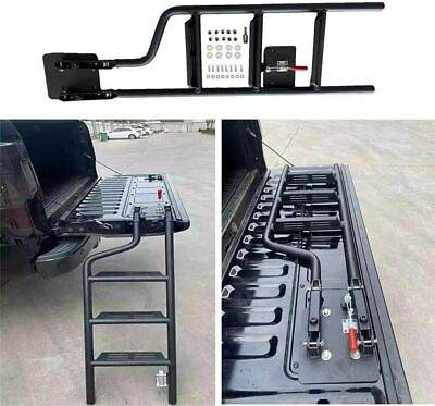 #ad Universal Foldable Tailgate Ladder Fits for Toyota Tundra 2007 2022 Foot Ladder $249.00