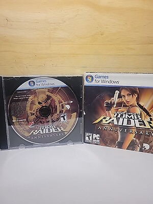 Lara Croft:Tomb Raider Anniversary PC2010 GAME RARE VINTAGE TESTED WORKS GREAT $13.72