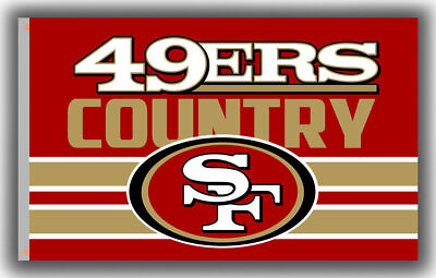 #ad San Francisco 49ers Football Team Country Flag 90x150cm Best Fans Banner 3x5ft $11.49