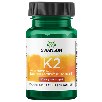 #ad #ad Swanson Vitamin K 2 Natural 50 Mcg 30 Softgels $8.47