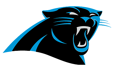 #ad Carolina Panthers Logo Die Cut Laminated Vinyl Sticker Decal $3.75
