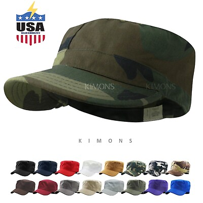 #ad BDU Fitted Army Cadet Military Cap Hat Patrol Castro Combat Hunting $13.45