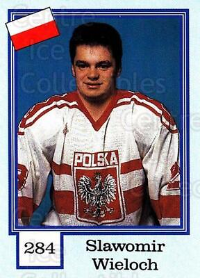 #ad 1992 Finnish Semic Stickers Snickers Backs #284 Slawomir Wieloch C $3.00