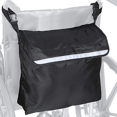 #ad Wheelchair Back Pocket Organizer Holder Pouch Waterproof Storage Bag Rollator $19.46