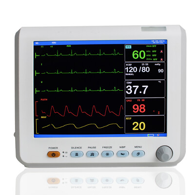 6 Parameters Patient Monitor Cardiac Monitor ECG NIBP RESP PR with the CO2 $1200.00