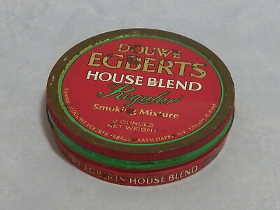 Vintage Douwe Egberts House Blend Tobacco Tin $8.00