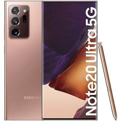 #ad Samsung Note 20 Ultra 5G N986U Straight Talk Mint T Mobile Unlocked US Cellular $296.99