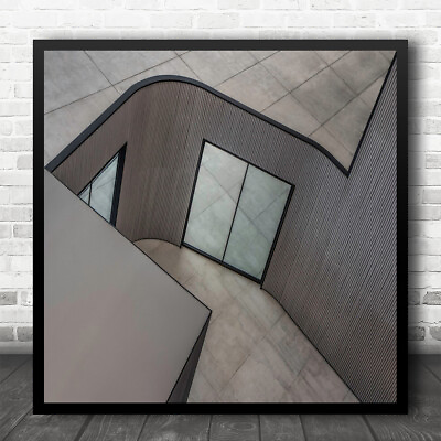 #ad Abstract Abstraction Lines Architecture Modern Doors Inside Wall Art Print GBP 11.99