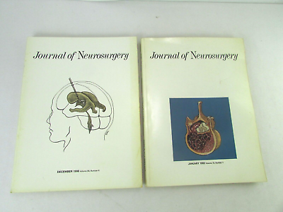 #ad Medical Book Journal of Neurosurgery 1993 Vol 78 and 1998 Vol 89 Lot of 2 $108.41