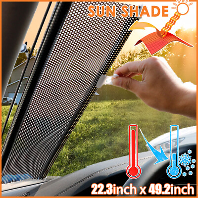#ad Front Car Retractable Windshield Sun Shade Visor SUV Window Folding Block Cover $10.44