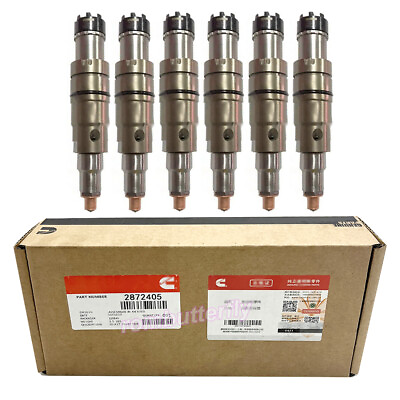 6pcs Fuel Injector Fits For Cummins ISX15 QSX15 Diesel Engine 2872405 5579415PX $2100.00