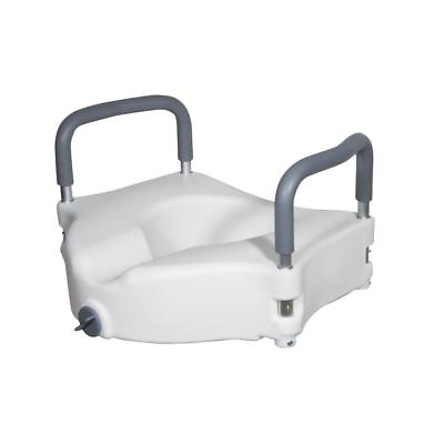 #ad NEW Elevated Raised Toilet Seat Removable Padded Arms RTL12027RA Mobility OPEN $19.99