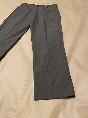 #ad Haggar Premium No Iron Dress Pants Men#x27;s Size 36x30 Gray NEW $11.52