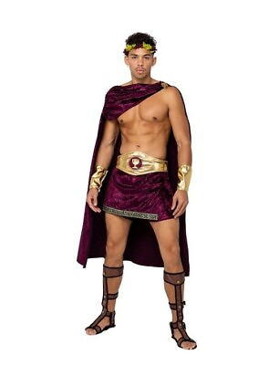 #ad ROMA 4pc Mens God of Wine Roman Warrior Halloween Costume 6202 $89.99