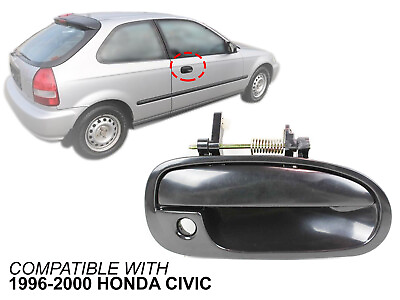 #ad For 96 00 CIVIC Hatchback Coupe Front Outer Door Handle Passenger Right RH Side $10.27