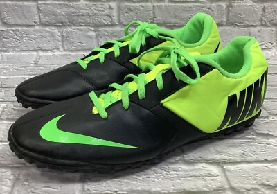 Nike Bomba 2 TF Black Electric Green Men#x27;s Size 11 Soccer Turf Shoes #ad $39.99