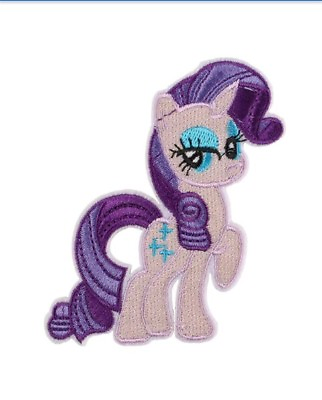 #ad My Little Pony Rarity Patch Embroidered Sew Iron On Applique 3.38quot; X 2.91quot; $5.69