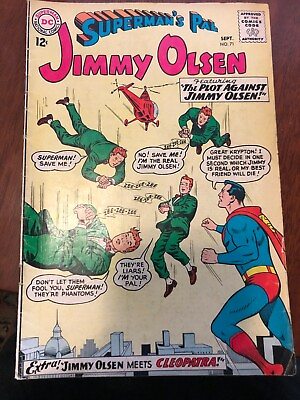 #ad Superman#x27;s Pal Jimmy Olsen #71 Sept 1963 Vintage Silver Age DC Comics $25.00
