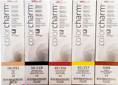 #ad Wella Color Charm Permanent Gel Hair Color 2 oz Choose Your Color $7.99