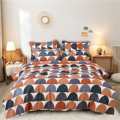#ad Printed Beautiful Bedsheet With Cotton Pillow Cover For Drawing LivingBed Room $32.99
