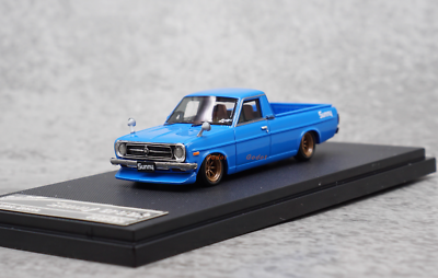 ZD SH 1:64 Blue Datsun Sunny Pickup Truck Accessory Model Diecast Resin Car BN $54.99