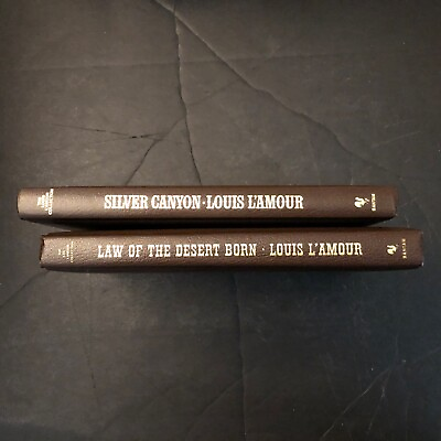 #ad Two From The Louis L’Amour Collection Silver Canyon amp; Law of the Desert Born $19.99