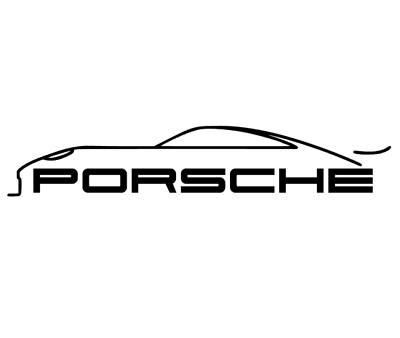 #ad Car Decal with Porsche Lettering Vinyl Waterproof Decal For Indoor And Outdoor $16.99