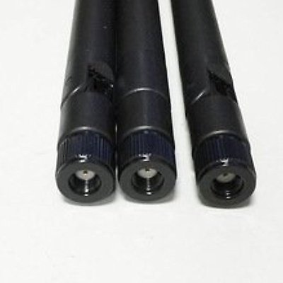 3x LTE 4G 3G GSM antenna 5dbi OMNI directional RP SMA male connector rubber $17.24