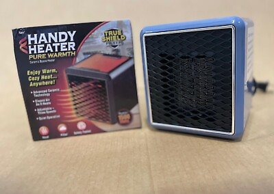 #ad Handy Heater Pure Warmth 1200W Portable Ceramic Space Heater Grey $22.99