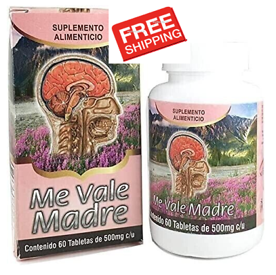 #ad Me Vale Madre 60 Caps. Headache Migraine amp; Stress Dolor De Cabezaestres $13.65