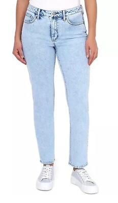 NWT Seven7 Ladies High Rise Slim Straight Jean Lynx Color Various Sizes #ad $16.50