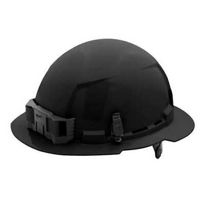 #ad Milwaukee Tool 48 73 1131 Full Brim Black Full Brim Hard Hat W 6Pt Ratcheting $29.97