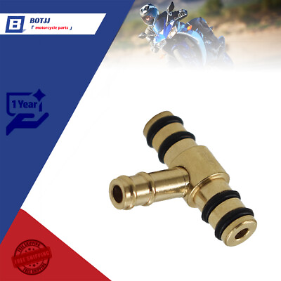 #ad Fit For YAMAHA FJ600 XS750 XS1100 CARBURETOR BRASS FUEL TEE FITTING 2H7 14988 00 $6.71