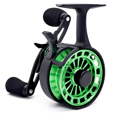 #ad CAMEKOON Winter Fishing Inline Ice Reels 3.2:1 Graphite Frame and Aluminum Spool $36.79