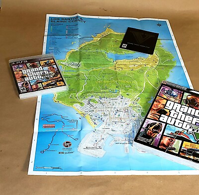 Grand Theft Auto IV 4 Strategy Guide Game Book amp; GTA IV GAME CIB WITH POSTER $23.99