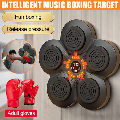 Boxing Training Target Punching Bags Wall Mount Bluetooth Music Exercise Machine $49.99